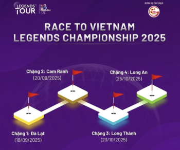 Nhiều huyền thoại golf thế giới đến Việt Nam thi đấu Giải quốc tế Vietnam Legends Tour 2025